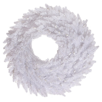 Vickerman 48" White Fir Artificial Christmas Wreath Unlit