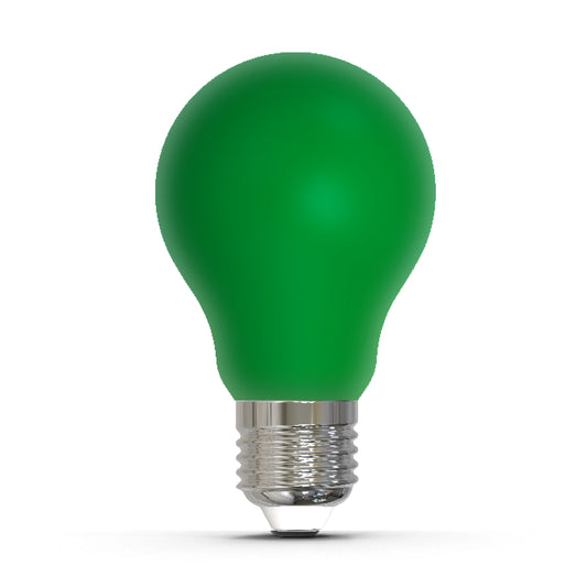 Bulbrite 776108 25-Watt Equivalent Ceramic Green Color A19 Weatherproof Outdoor E26 Medium Base LED Light Bulb