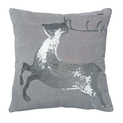 Vickerman Decorative 18" x 18" Sparkling Deer Pillow