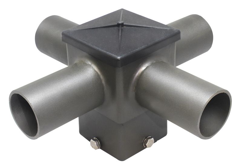 Westgate Square (Quad) Horizontal Tenon, 4", 90° - Bronze, Outdoor Lighting, Bronze Finish