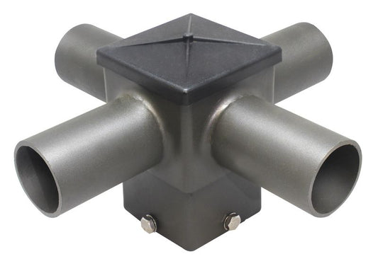 Westgate Square (Quad) Horizontal Tenon, 4", 90° - Bronze, Outdoor Lighting, Bronze Finish