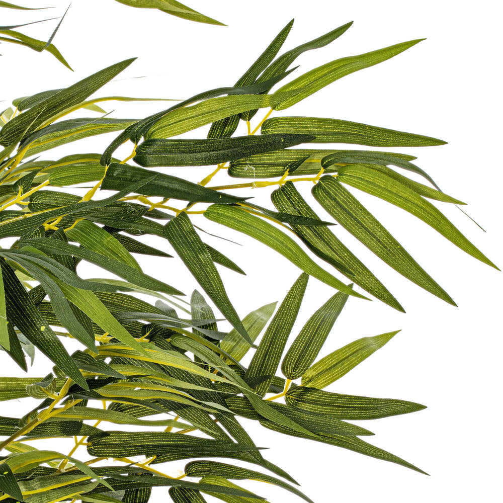 Vickerman 6' Artificial Potted Green Bamboo Tree.