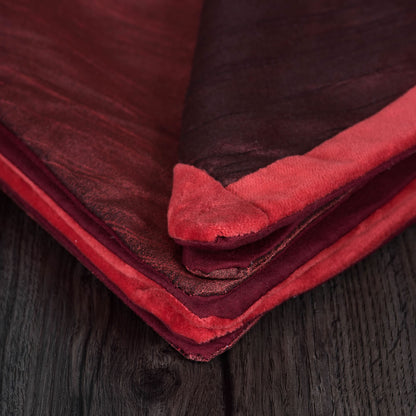 Vickerman Decorative 60" Burgundy Frost Christmas Tree Skirt