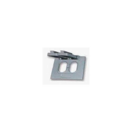 Westgate Duplex, Horizontal, Electrical Products, Gray Finish