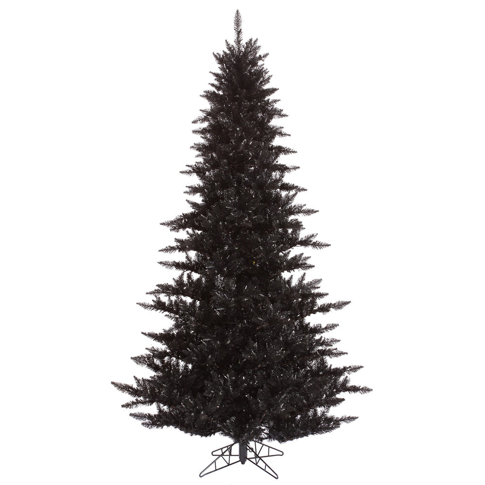 Vickerman 9' Black Fir Artificial Christmas Tree Unlit