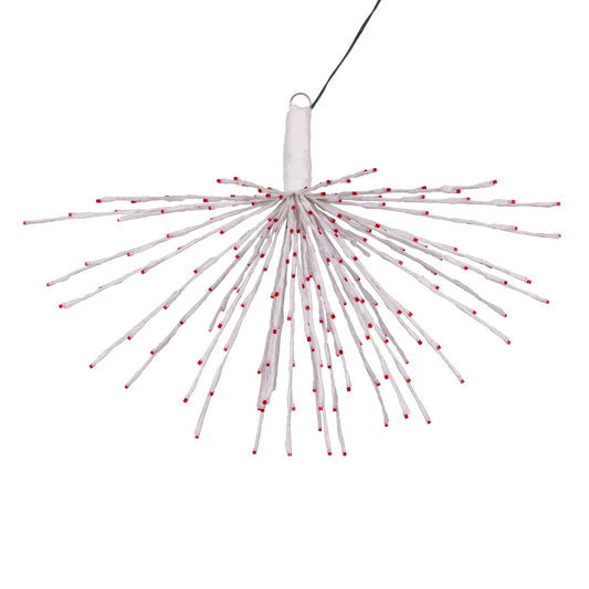 Vickerman 240Lt x 32" White Starburst Red 5mm LED Lights.