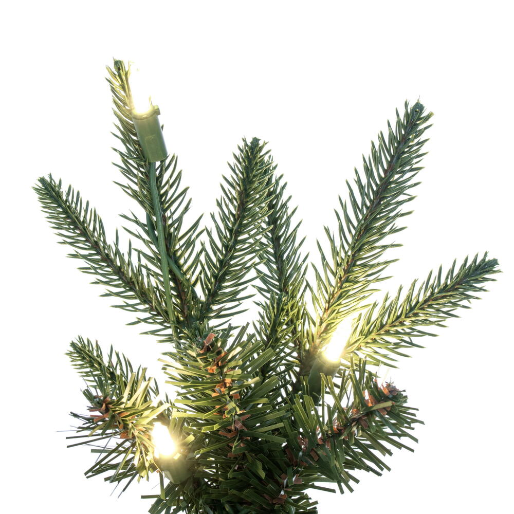 Vickerman 5.5' Bixley Pencil Fir Artificial Christmas Tree Warm White Dura-lit LED Lights