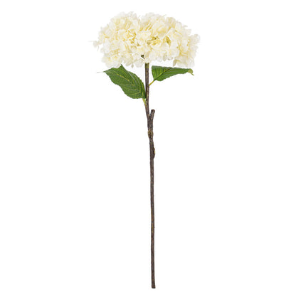 Vickerman 27" Artificial White Hydrangea Stem