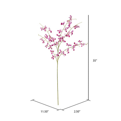 Vickerman 35" Artificial Mini Lavender Dancing Orchid Spray. Includes 3 sprays per pack.