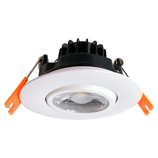 Westgate Snap-In  3In Round Gimbal Light 7W 5Cct 600 Lumens C90 Dim, Wh, Residential Lighting, 7W, 700 Lumens, 27K/30K/35K/40K/50K, White TRIAC Dimming