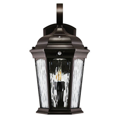 Euri Lighting EFL-230W-MD Flame Wall Lantern - w/ Motion Sensor and Dusk to Dawn Sensor