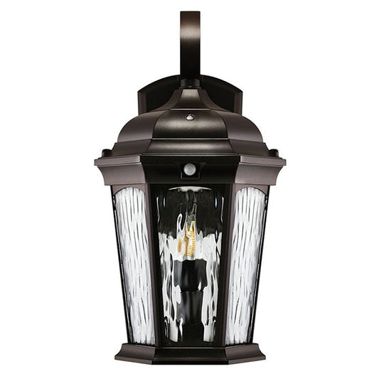 Euri Lighting EFL-230W-MD Flame Wall Lantern - w/ Motion Sensor and Dusk to Dawn Sensor