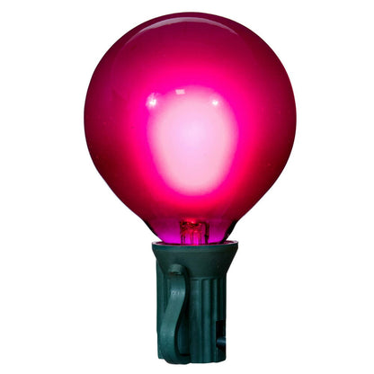 Vickerman Purple LED G50-E12 Filament Glass Replacement Bulbs 10/Box