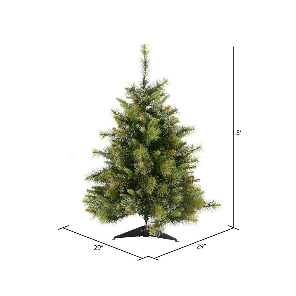 Vickerman 3' Cashmere Pine Artificial Christmas Tree Unlit