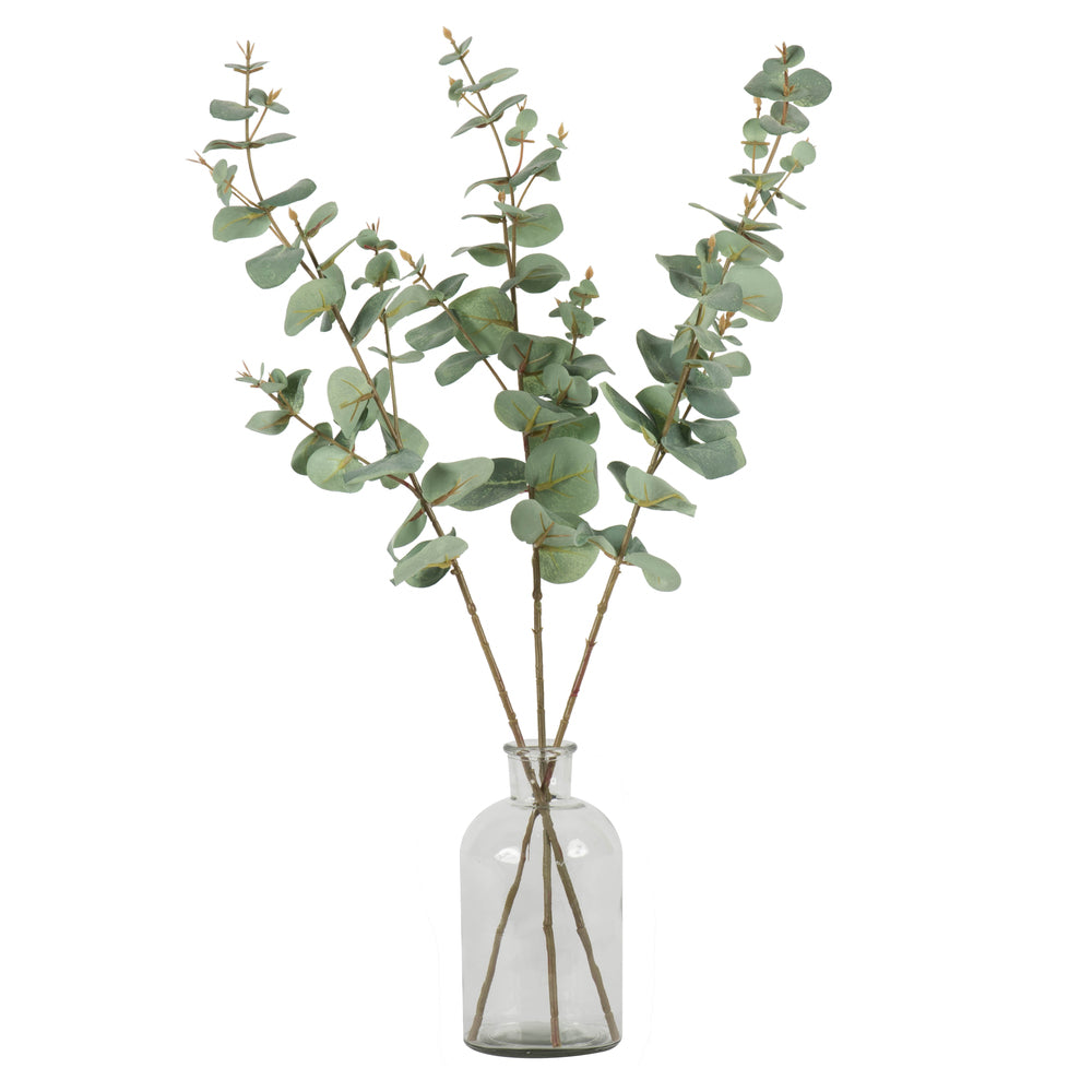Vickerman 27" Artificial Green Eucalyptus Spray. Includes 3 sprays per pack.