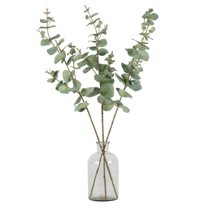 Vickerman 27" Artificial Green Eucalyptus Spray. Includes 3 sprays per pack.