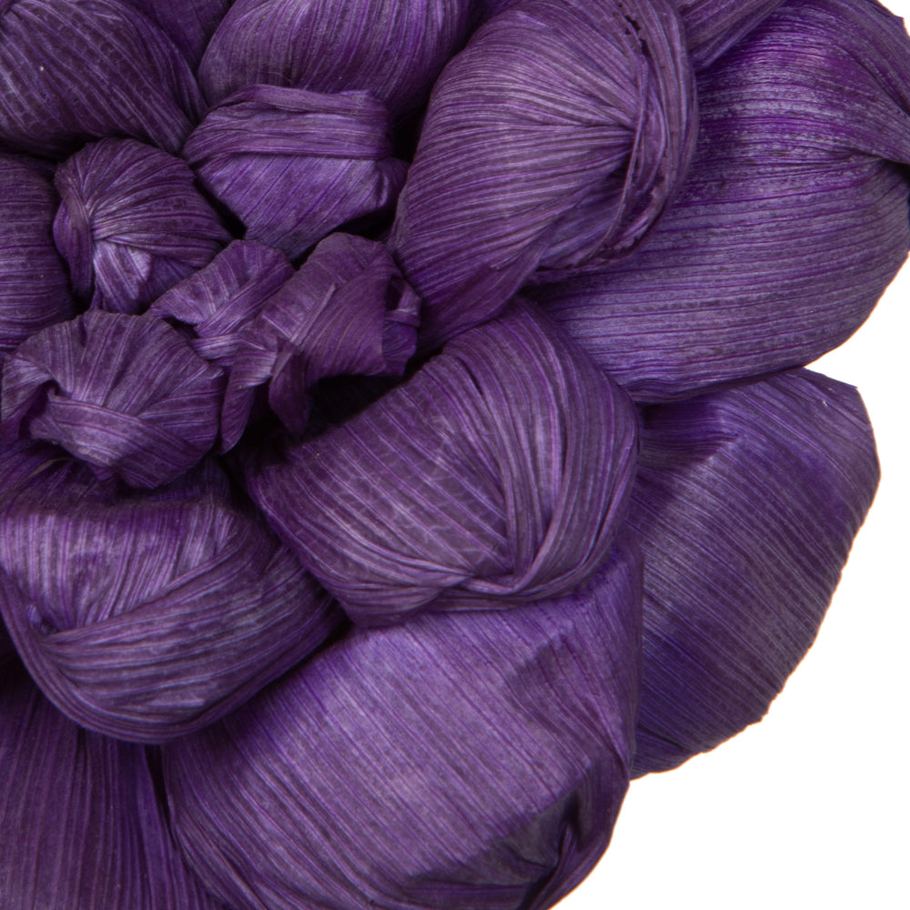 Vickerman Natural Botanicals 6" Violet Maize Dahlia. 6 stem/bag. Dried and preserved.