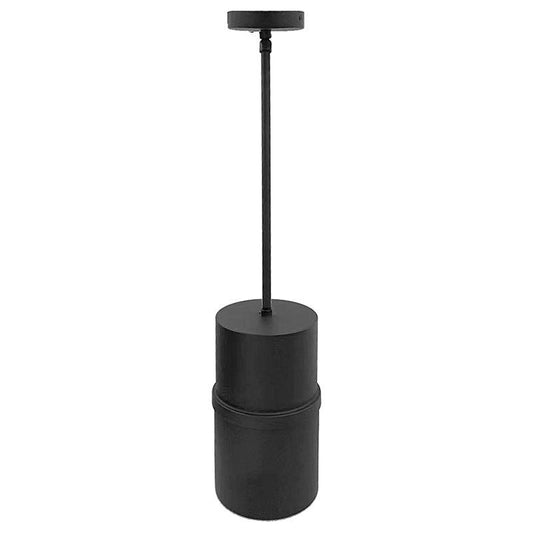 Westgate Cmc9 Decorative Extension Cylinder, Bk, Commercial Indoor Lighting, Black Finish