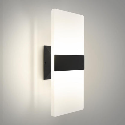 ASD Lighting LED Wall Sconce 24W 120V Triac 2700/3000/3500/4000/5000K Black ETL