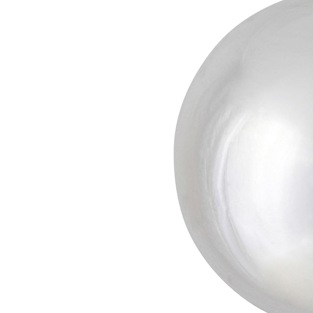 Vickerman 8" Silver Shiny Ball Ornament