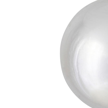 Vickerman 8" Silver Shiny Ball Ornament