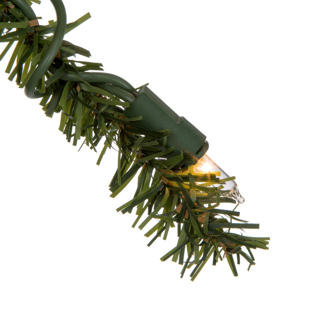 Vickerman 6' Natural Alpine Artificial Christmas Tree Clear Incandescent Lights