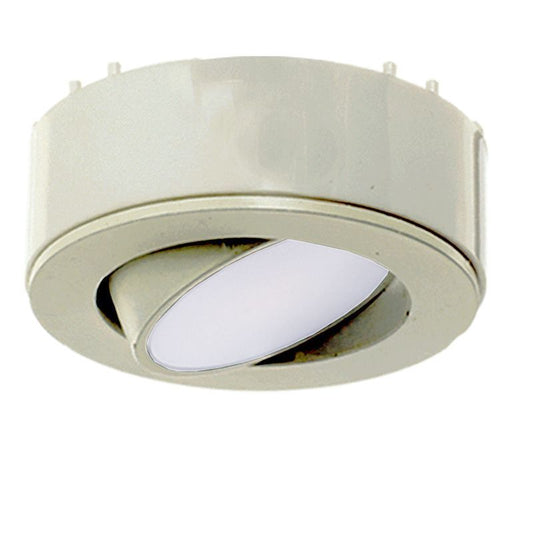 Westgate 120V Adj. 3-Pack Kit Slim Puck Light, ETL, 3000K, Brushed Nickel, Undercabinet Lighting, 4.5W, 250 Lumens, 3000K, Bronze TRIAC Dimming