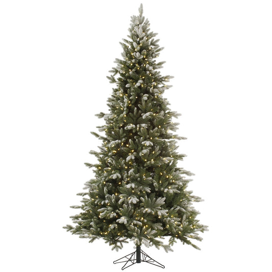 Vickerman 6.5' Frosted Balsam Fir Artificial Christmas Tree Clear Dura-Lit® Lights
