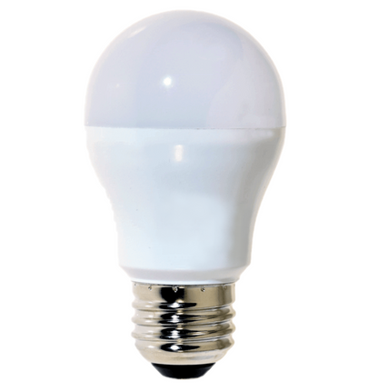 Damar A15 LED Light Bulb 5W 480 Lumen 5000K Bright White E26 Medium Screw Base Home Decorative Small Light Bulb for Ceiling Fan Bedroom 120V Dimmable CRI80 White Finish Pack of 3