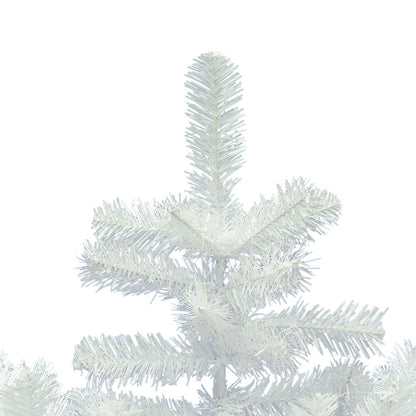 Vickerman 7.5' Crystal White Pine Slim Artificial Christmas Tree Unlit
