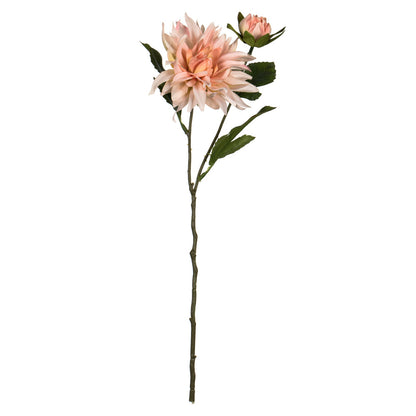 Vickerman 17" Artificial Peach Dahlia Spray. Includes 6 sprays per pack.