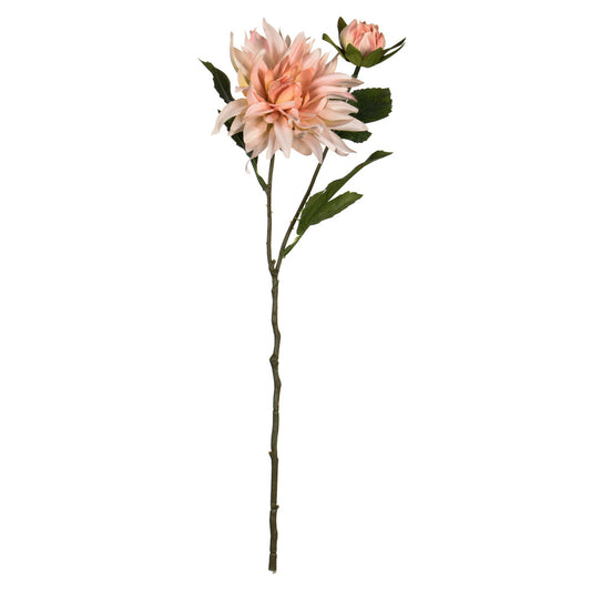 Vickerman 17" Artificial Peach Dahlia Spray. Includes 6 sprays per pack.