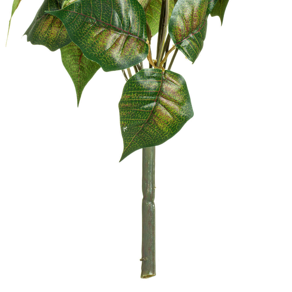 Vickerman 18" Red Poinsettia and Leaf Bush.