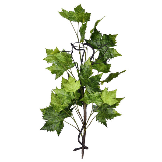 Vickerman 30" Artificial Green Plantanus Leaf Swag.