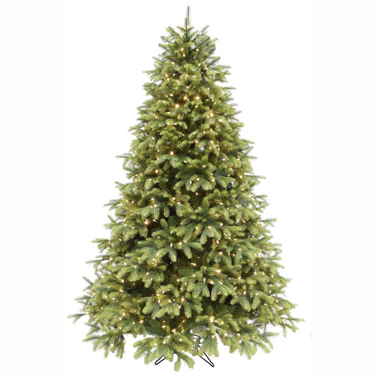 Vickerman 6.5' x 54" Deluxe Balsam EZ Plug Artificial Christmas Tree Clear Incandescent Dura-Lit® Mini Lights