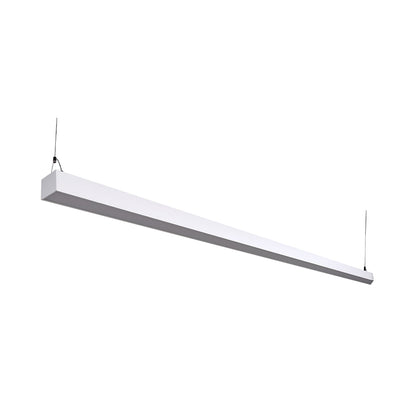 Euri Lighting EUD8-100W103sw-W Commercial LED 100-Watt 8 ft. Architectural Linear Up and Down Light Dual 3 Color Selectable Dimmable Linkable - White