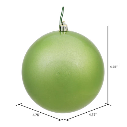 Vickerman 4.75" Celadon Candy Ball Ornament 4 per Bag