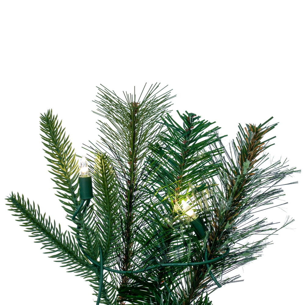 Vickerman 30" Cashmere Artificial Christmas Wreath with Warm White Dura-lit LED Lights