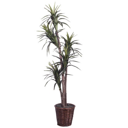 Vickerman 6' Artificial Marginata Executive Rattan Basket.