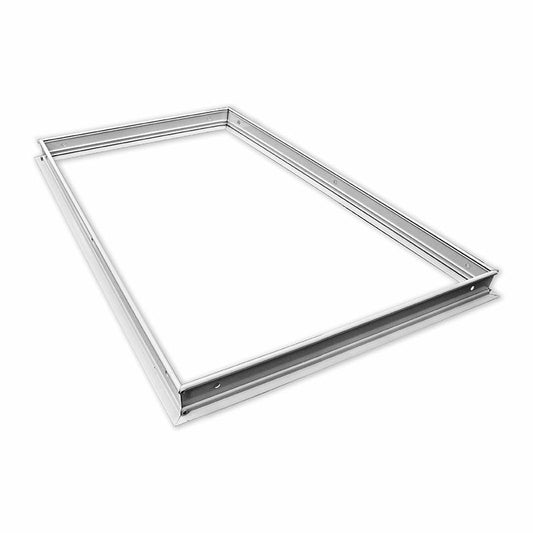 Westgate Recessed Mounting Frame For 2X4 Back-Lit Panel, Commercial Indoor Lighting, White Finish