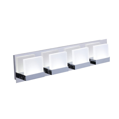ASD Lighting LED Vanity 4-light 23W 120V Triac 3000/4000/5000K Chrome ETL