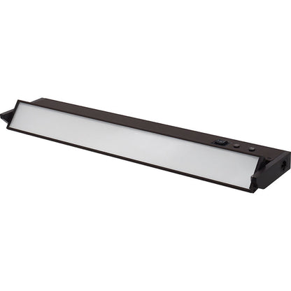 Westgate 24In Adj. Head Under Cab. 3Cct + 9 RGB Modes, Push-Button Control, Cords Incl., Bronze, Undercabinet Lighting, 12W, 660 Lumens, 30K/40K/50K + RGB, Bonze Finish None