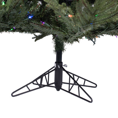 Vickerman 7.5' x 62" Kamas Fraser Fir Artificial Christmas Tree Multi-colored Dura-Lit LED lights