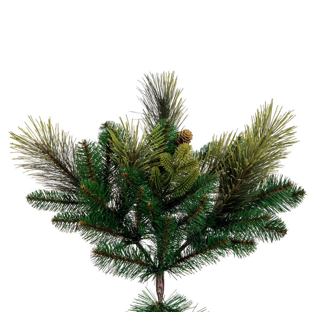Vickerman 7.5' x 62" Emerald Mixed Fir Artificial Christmas Tree Unlit