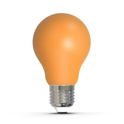 Bulbrite 776106 25-Watt Equivalent Ceramic Amber Color A19 Weatherproof Outdoor E26 Medium Base LED Light Bulb