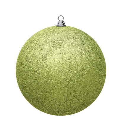 Vickerman 15.75" Lime Glitter Ball Ornament