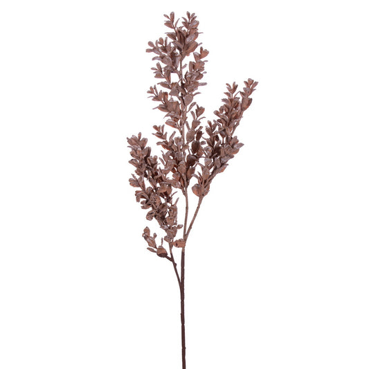 Vickerman 26" Light Brown Artificial Dry Boxwood Spray 2 per bag.