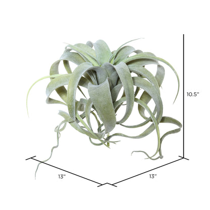Vickerman 10.5" Artificial Green Tillandsia Pick.