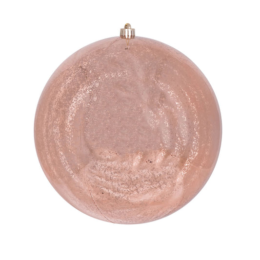 Vickerman 10" Rose Gold Shiny Mercury Ball Ornament
