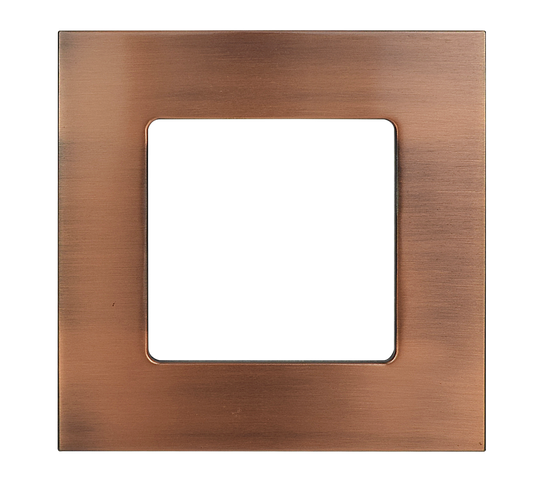 Westgate 4 Inch Square Trim For SSL4 Series. Copper, Residential Lighting, Copper Finish